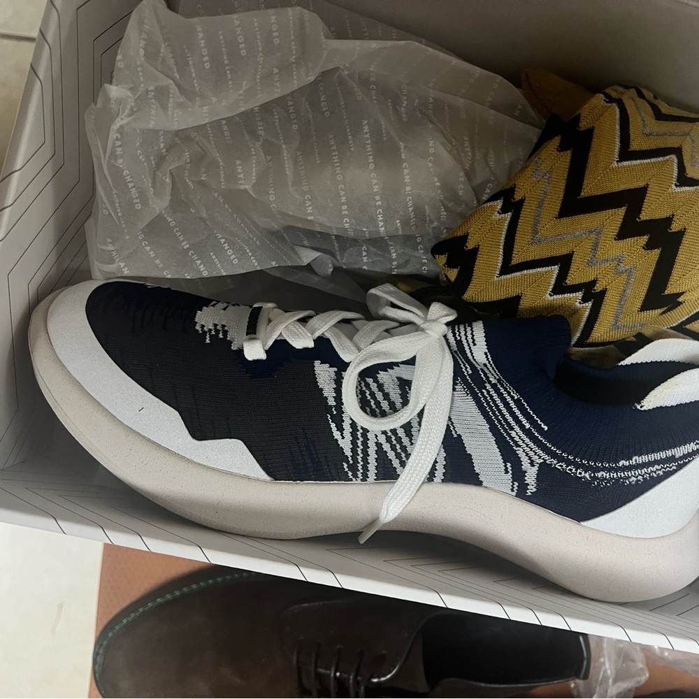 Missoni Black and White Athletic Shoes